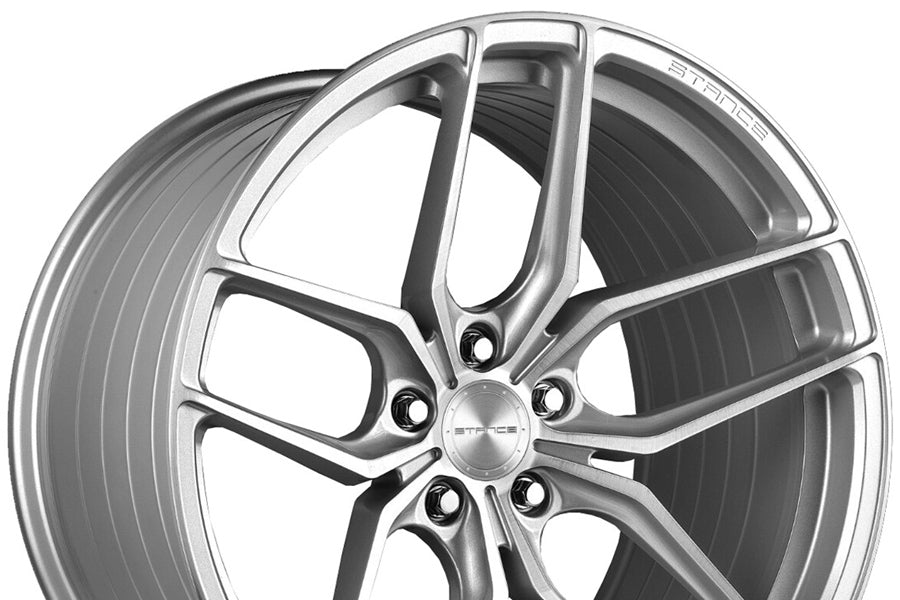 21" STANCE SF03 SILVER CONCAVE WHEELS RIMS FITS BMW F15 X5