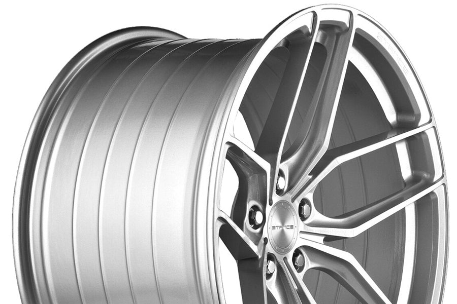 21" STANCE SF03 SILVER CONCAVE WHEELS RIMS FITS BMW G11 G12 740 750 760
