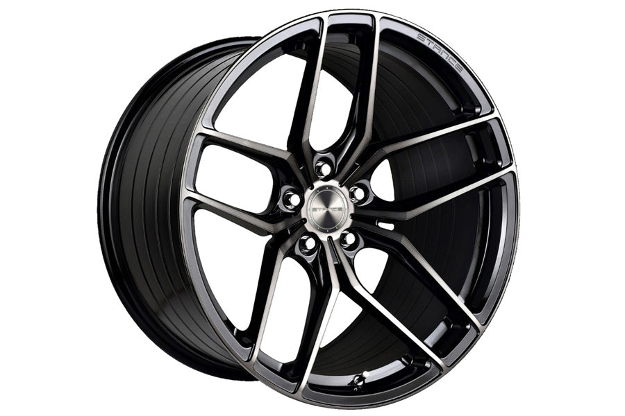 19" STANCE SF03 BLACK CONCAVE WHEELS RIMS FITS MERCEDES BENZ C63 AMG