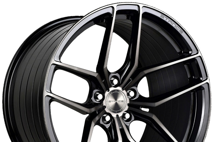 18" STANCE SF03 BLACK CONCAVE WHEELS RIMS FITS BMW E92 328i 335i COUPE