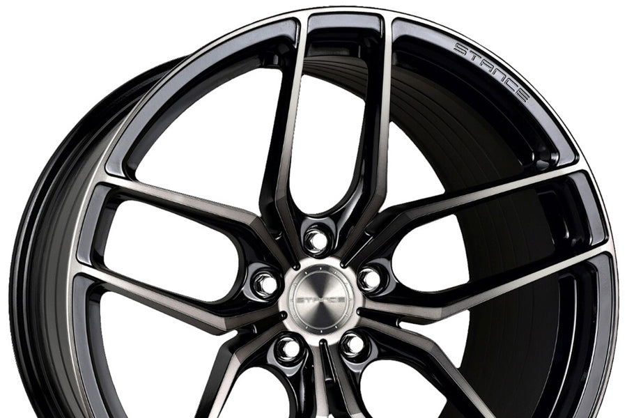 19" STANCE SF03 BLACK CONCAVE WHEELS RIMS FITS MERCEDES BENZ C63 AMG