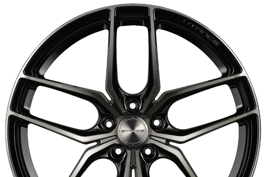 19" STANCE SF03 BLACK CONCAVE WHEELS RIMS FITS MERCEDES BENZ C63 AMG
