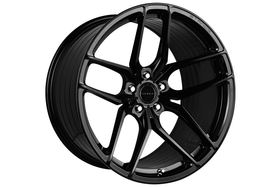 19" STANCE SF03 19X9.5 GLOSS BLACK FORGED CONCAVE WHEELS RIMS FITS AUDI B8 A4 S4