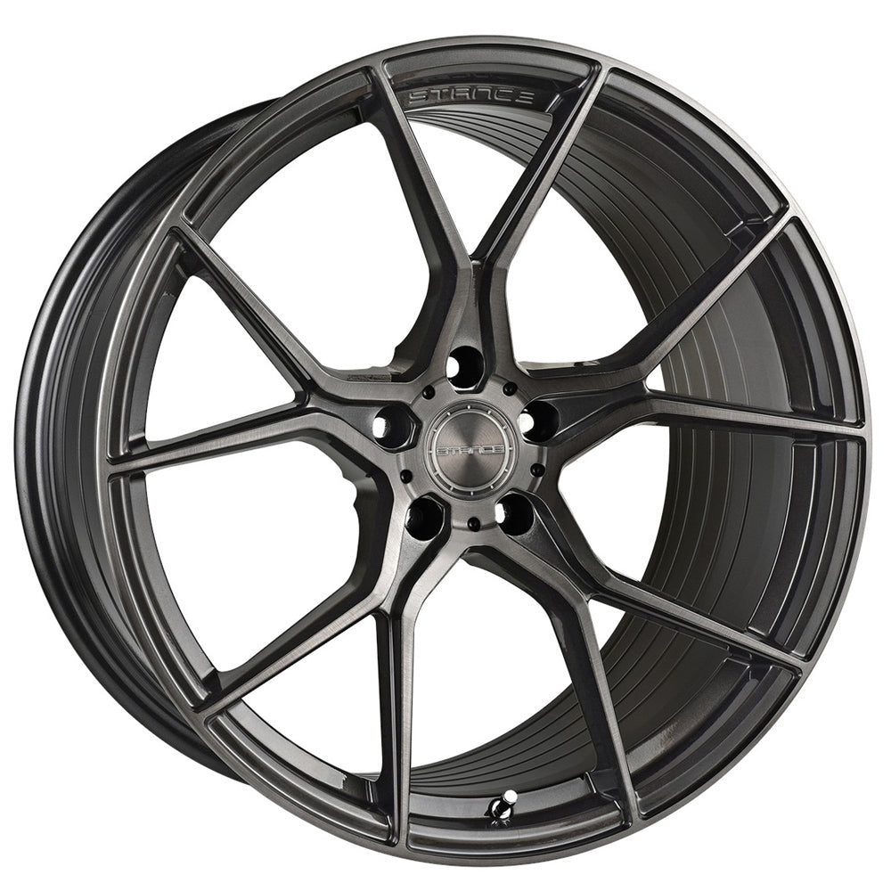 19/20" Stance SF07 Gunmetal 19x8.5 20x11 Wheels Rims Fits Corvette C8