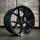 19" Stance SF14 Black Concave Wheels Rims Fits Alfa Romeo Stelvio