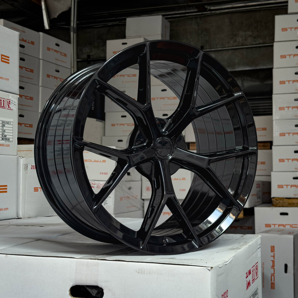 19" Stance SF14 Black Concave Wheels Rims Fits Infiniti G35 Sedan