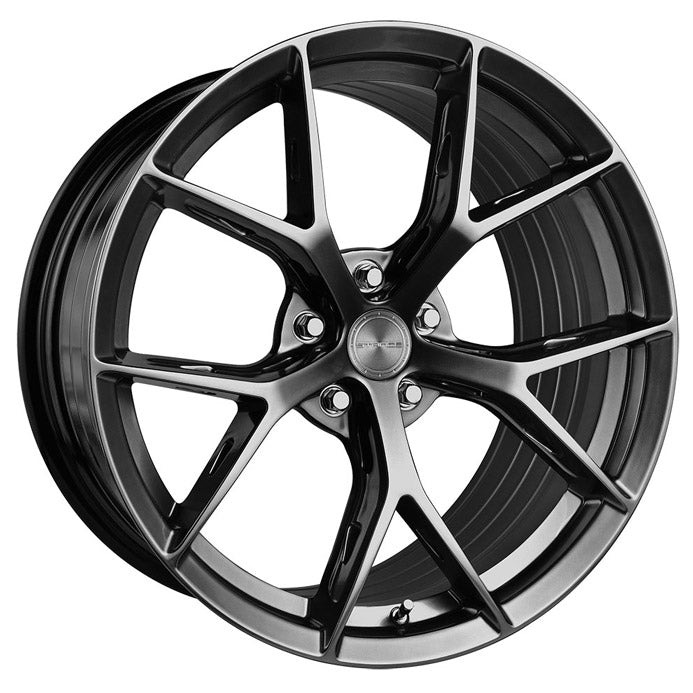 19" Stance SF14 Hyper Black 19x8.5 Concave Wheels Rims Fits Volkswagen CC
