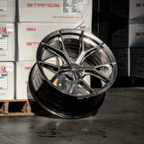 19" Stance SF14 Hyper Black 19x8.5 Concave Wheels Rims Fits Volkswagen CC