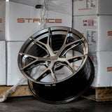 19" Stance SF14 Hyper Black Wheels Rims Fits Mercedes W212 E Class