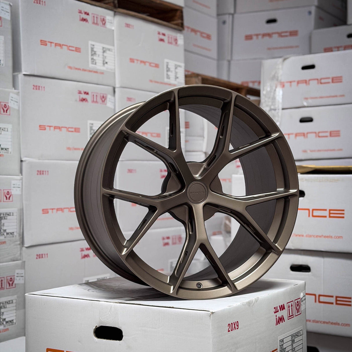 19" Stance SF14 Bronze Concave Wheels Rims Fits Toyota Supra