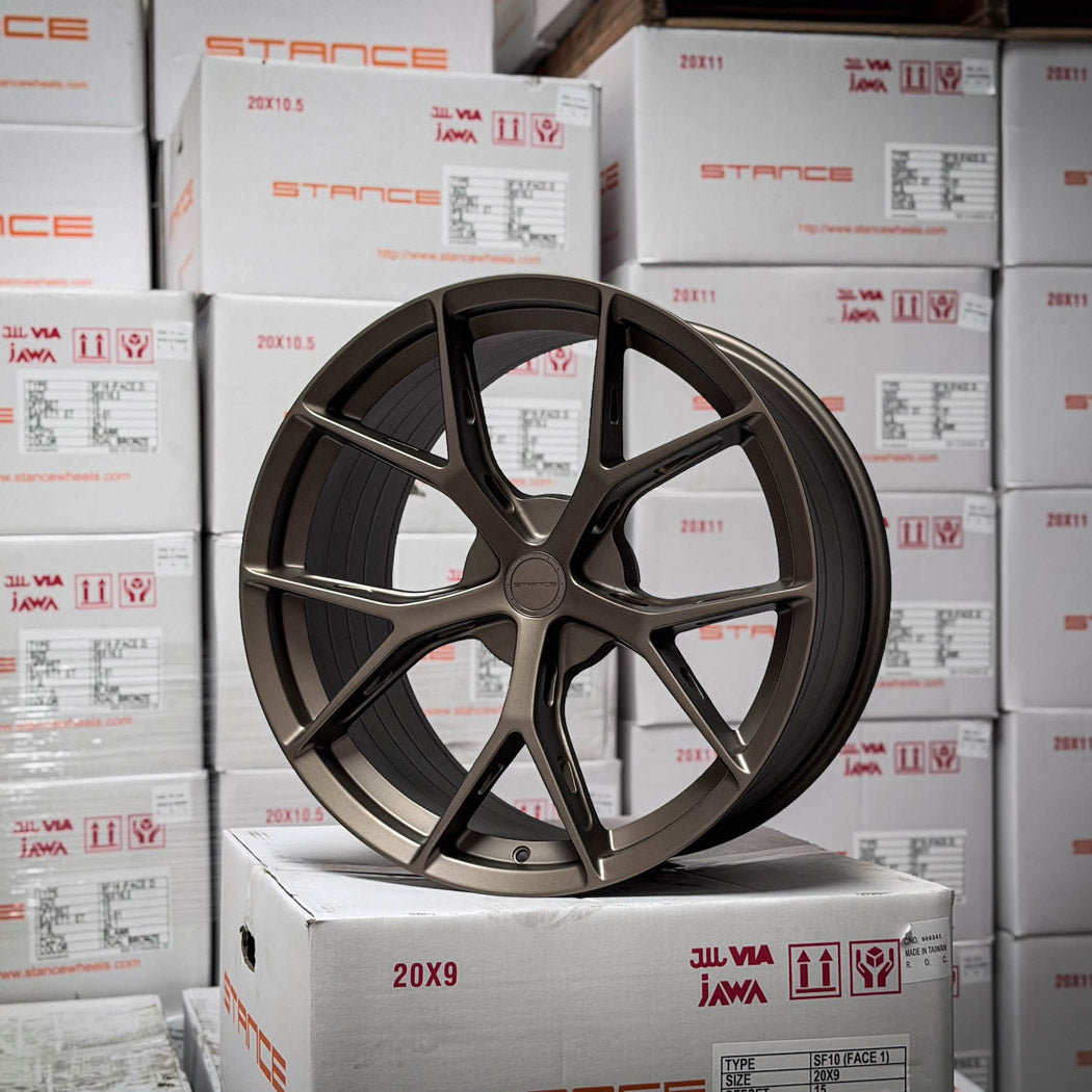 19" Stance SF14 Bronze Concave Wheels Rims Fits Toyota Supra