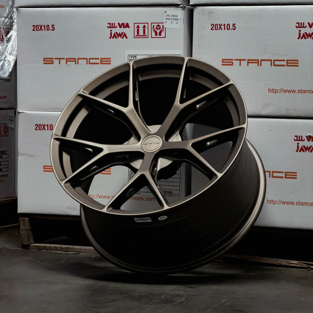 19" Stance SF14 Bronze Concave Wheels Rims Fits Ford Mustang S550