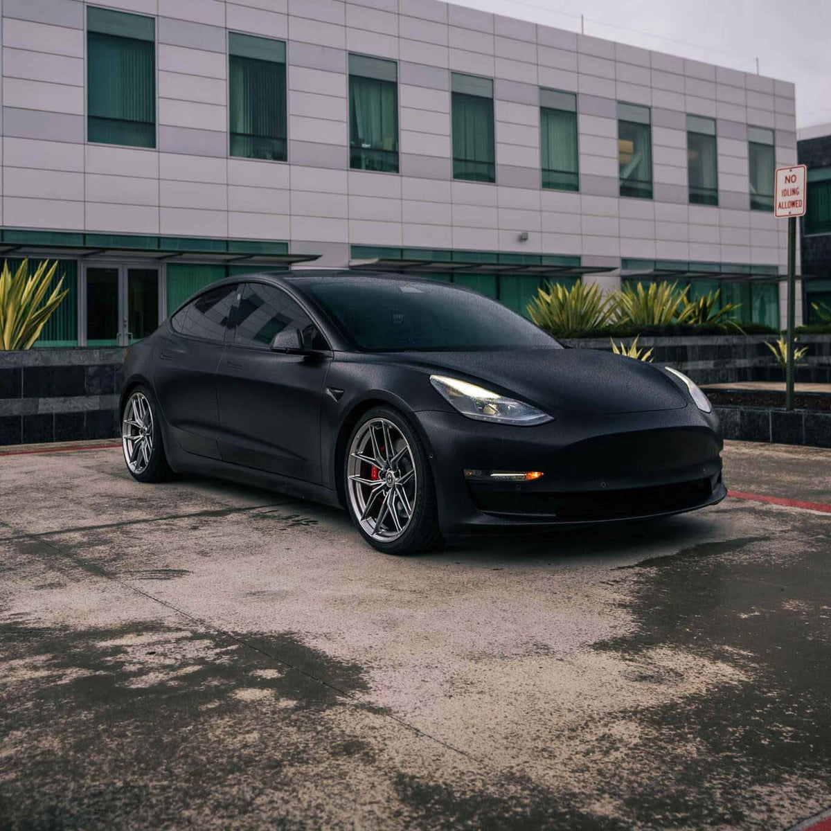 20" HRE FF21 Silver 20x9 20x10 Forged Concave Wheels Rims Fits Tesla Model 3