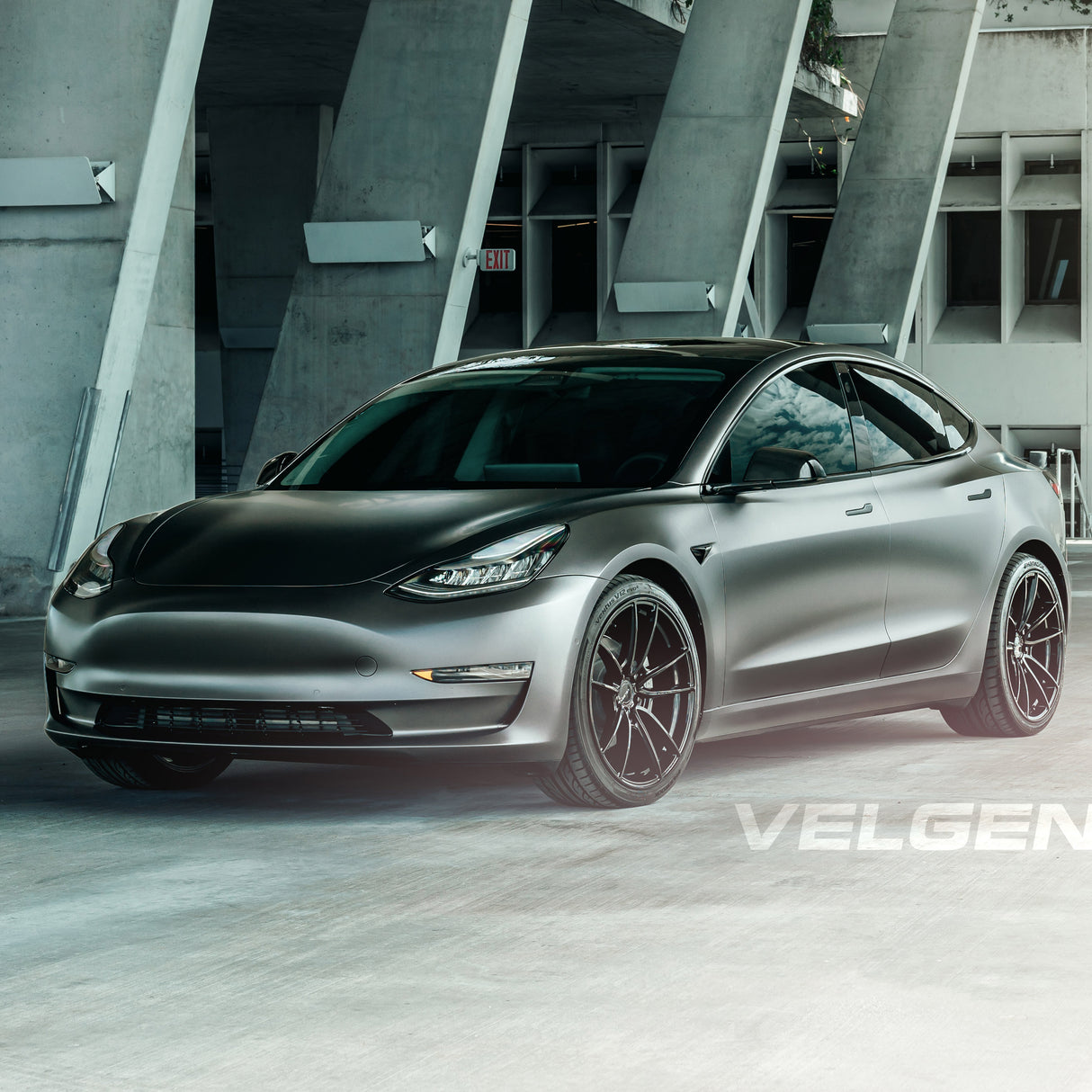 19" Velgen VF5 Gloss Black 19x9.5 19x10.5 Concave Wheels Rims Fits Kia Stinger