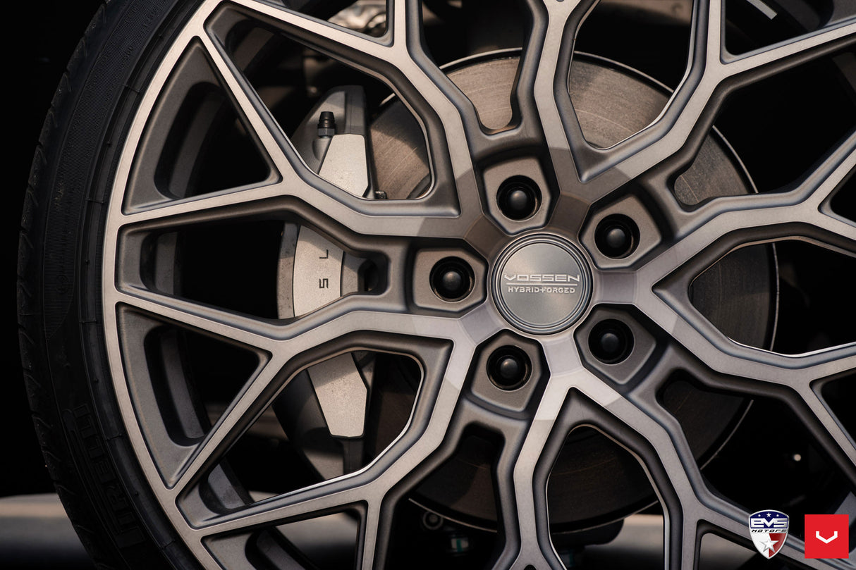 19" Vossen HF2 Grey 19X9 19X10.5 1133 Concave Wheels Rims Fits Honda Accord 08-1