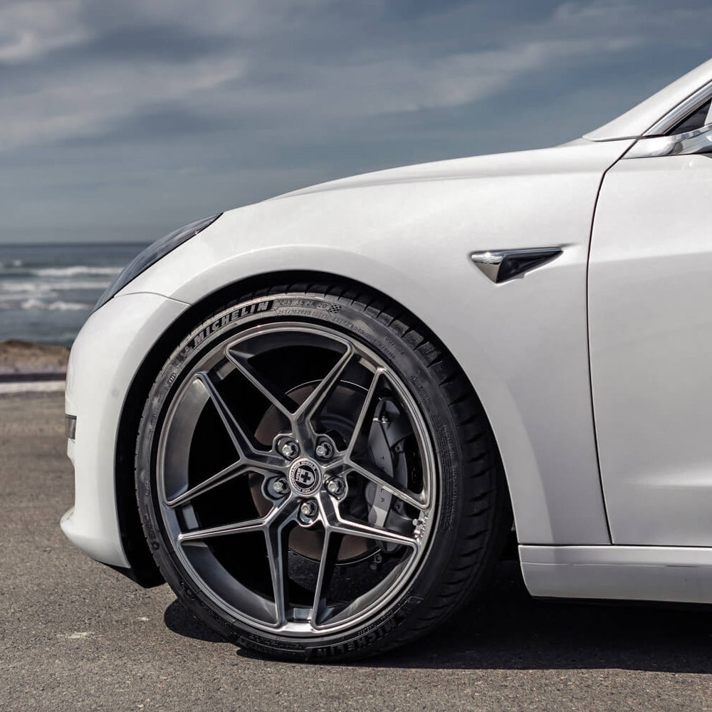 21" HRE FF11 Silver 21x9.5 21x10.5 Forged Concave Wheels Rims Fits Tesla Model Y