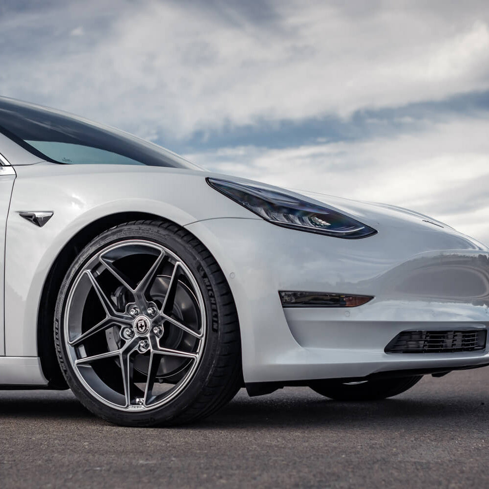 21" HRE FF11 Silver 21x9.5 21x10.5 Forged Concave Wheels Rims Fits Tesla Model Y
