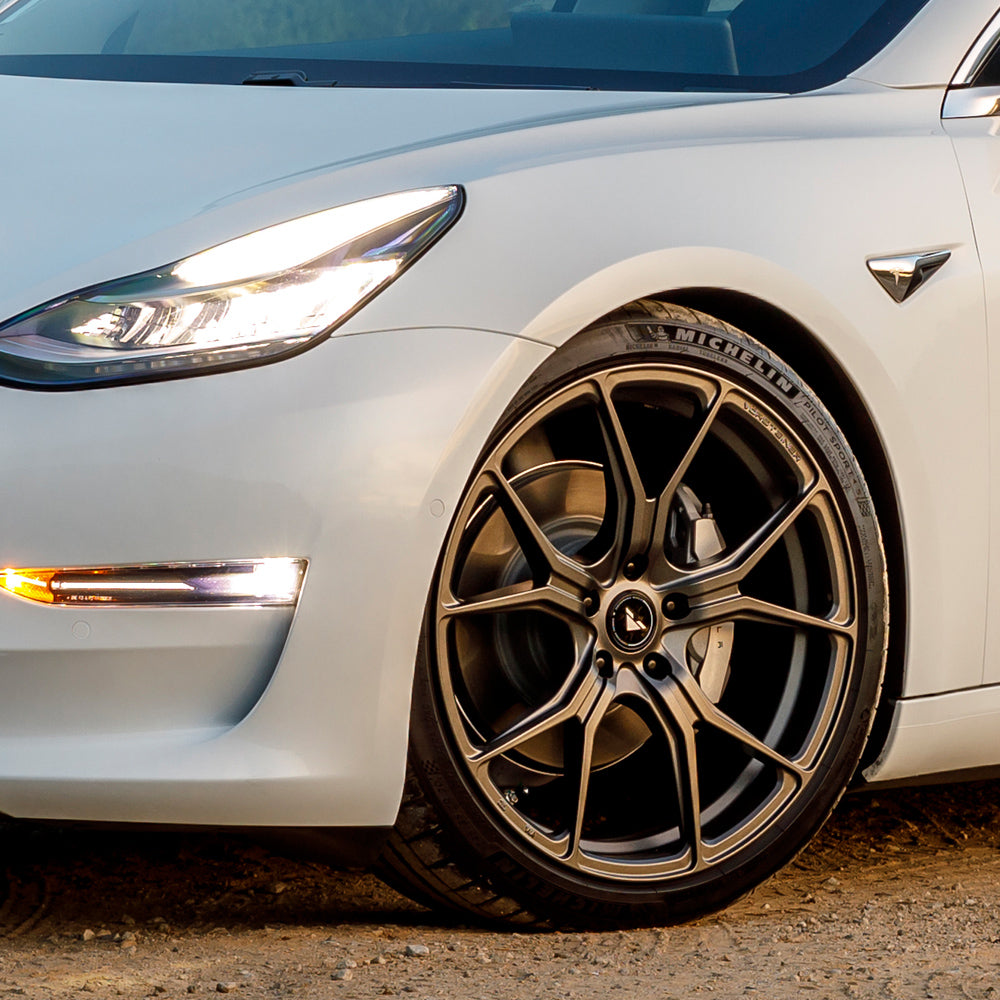 21" Vorsteiner V-FF 103 Forged Black Concave Wheels Rims Fits Lexus LC500 LC500h