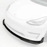 Vorsteiner Aero Volta Front Spoiler Carbon Fiber 2x2 Glossy Fits Tesla Model 3