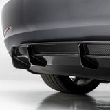 Vorsteiner Aero Volta Rear Diffuser Carbon Fiber 2x2 Glossy Fits Tesla Model 3
