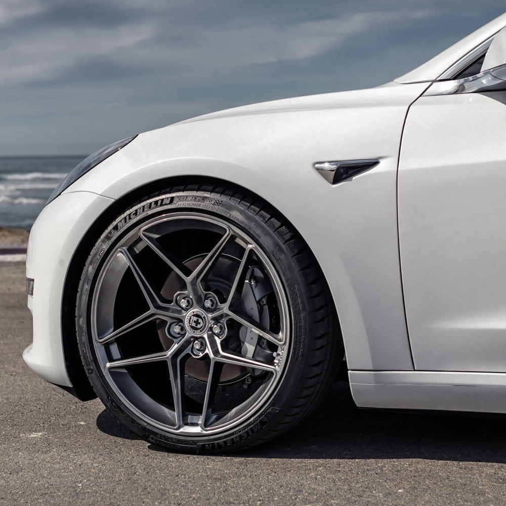 22" HRE FF11 Silver 22x9.5 Forged Concave Wheels Rims Fits Jaguar F-Pace