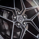 22" HRE FF11 Silver 22x9.5 Forged Concave Wheels Rims Fits Ford Mustang Mach-E