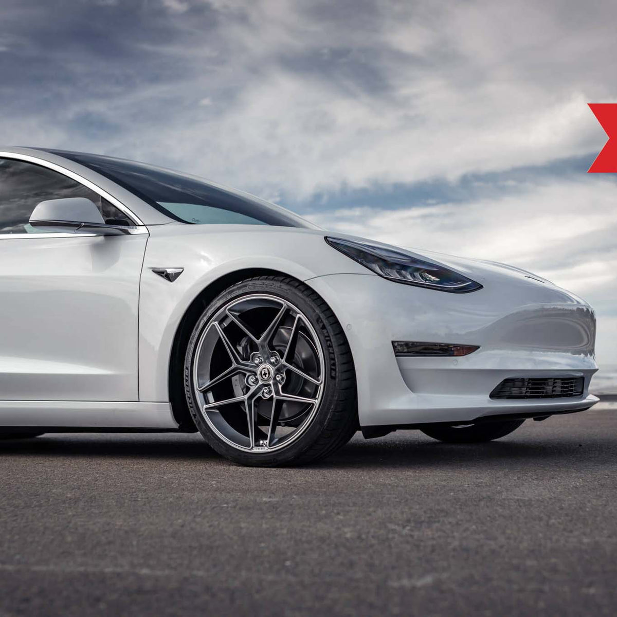 20" HRE FF11 Silver 20x9 20x10 Forged Concave Wheels Rims Fits Tesla Model 3