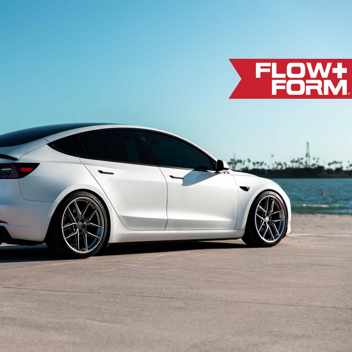 20" HRE FF21 Silver 20x9 20x10 Forged Concave Wheels Rims Fits Tesla Model 3