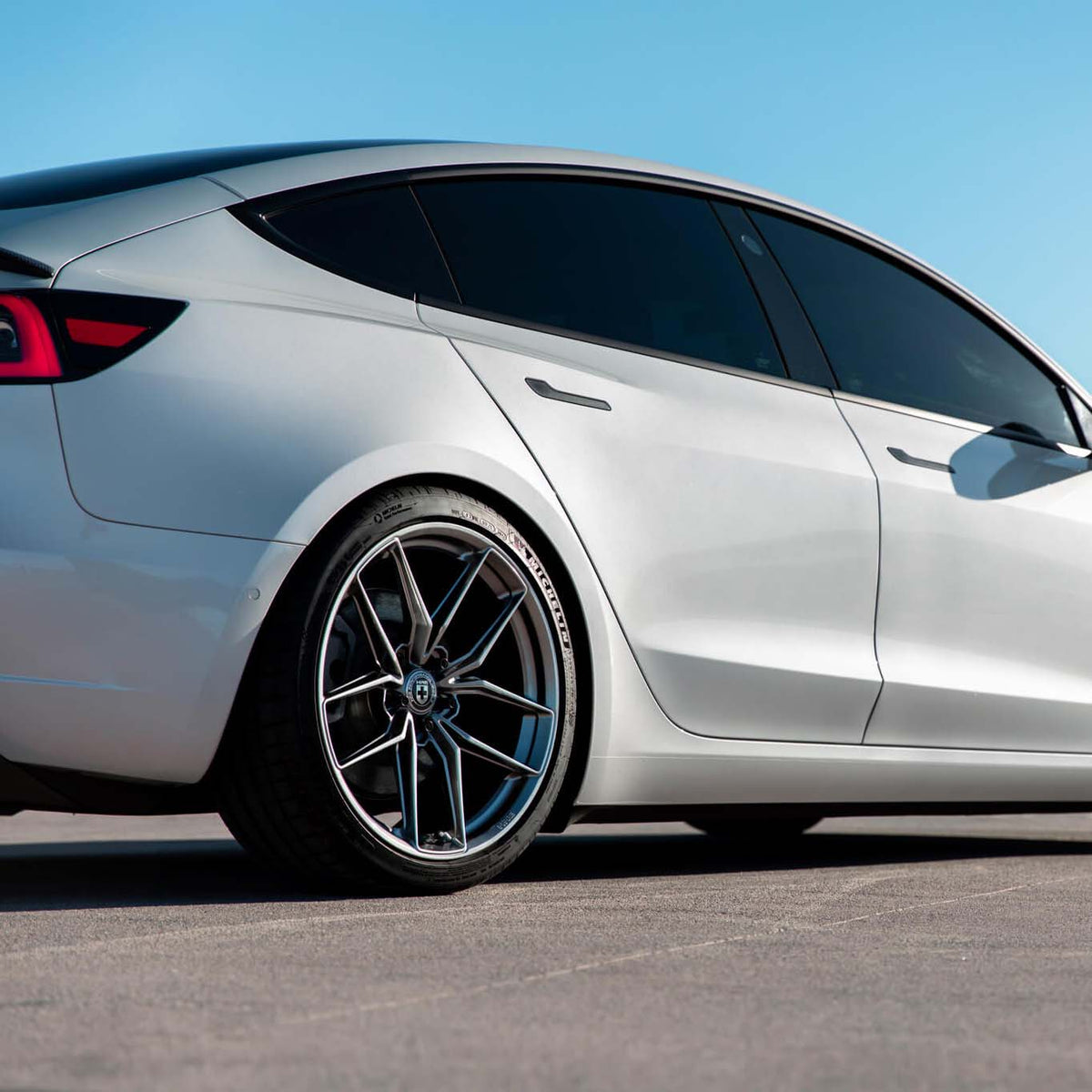 20" HRE FF21 Silver 20x9 20x10 Forged Concave Wheels Rims Fits Tesla Model 3