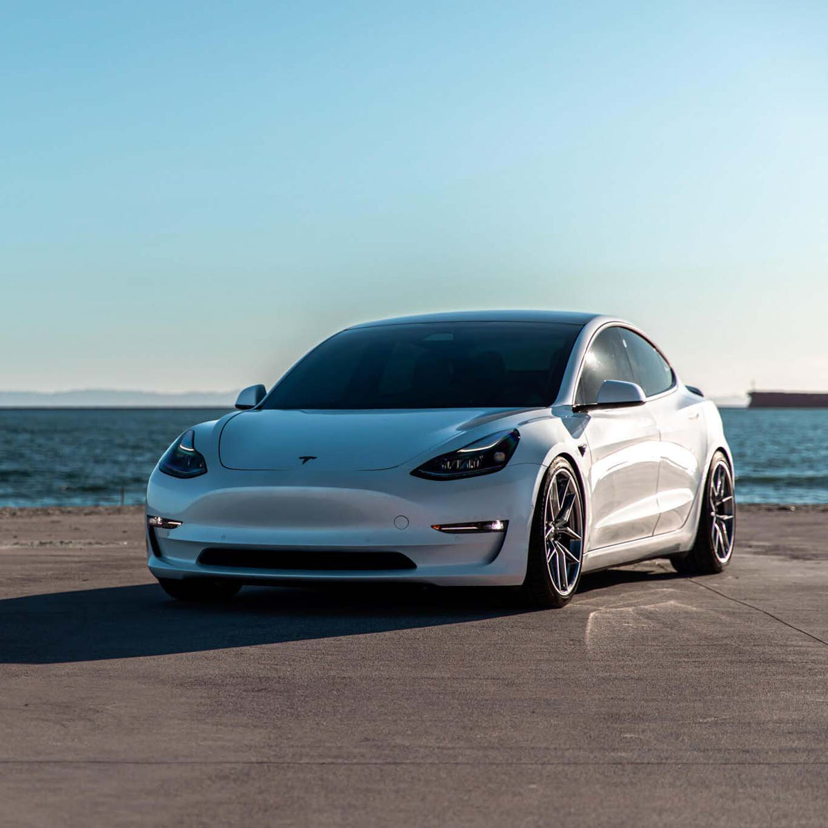 20" HRE FF21 Silver 20x9 20x10 Forged Concave Wheels Rims Fits Tesla Model 3