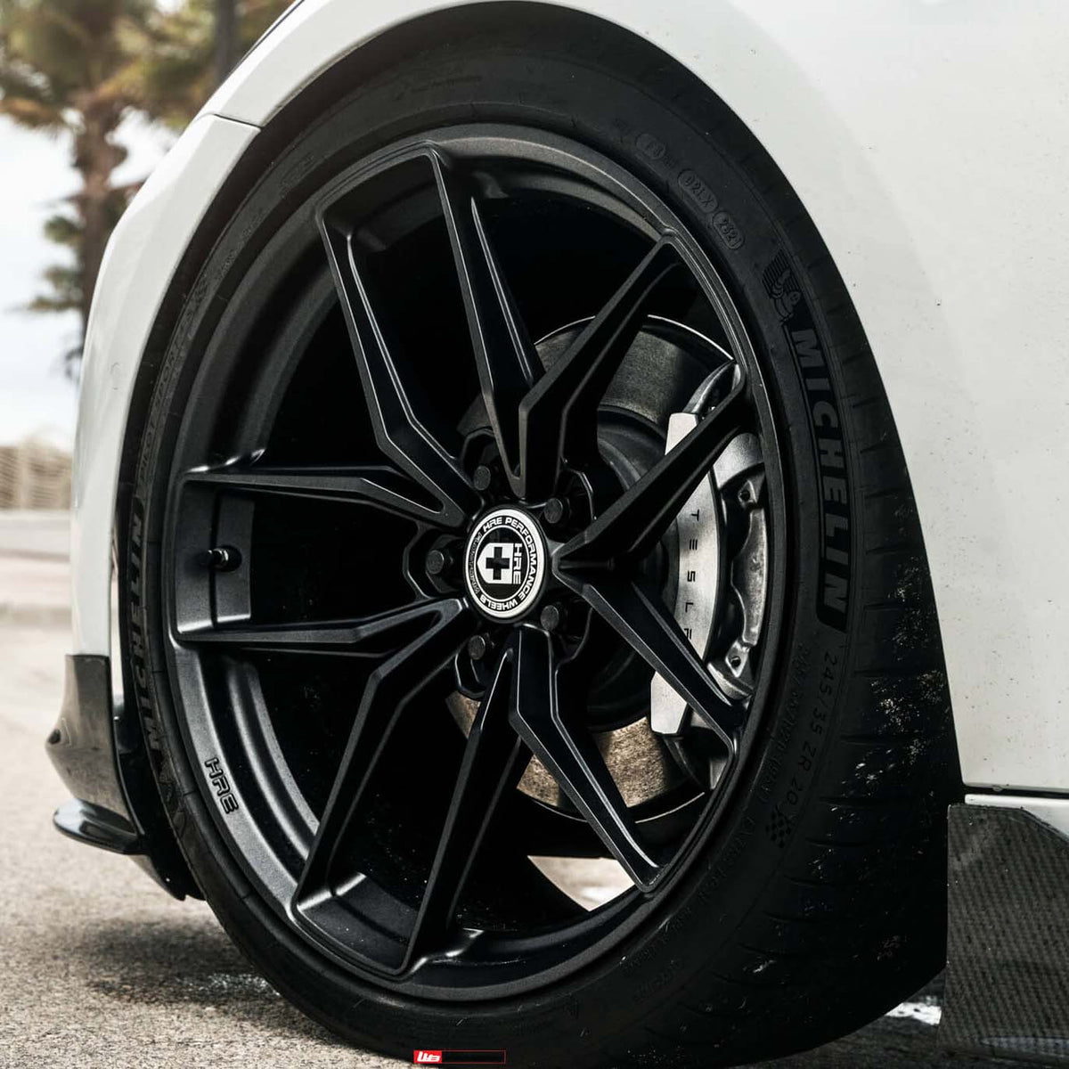 20" HRE FF21 Black 20x9 20x10 Forged Concave Wheels Rims Fits Tesla Model 3