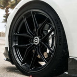20" HRE FF21 Black 20x9 20x10 Forged Concave Wheels Rims Fits Tesla Model 3
