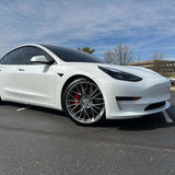 20" HRE FF28 Silver 20x9 20x10 Forged Concave Wheels Rims Fits Tesla Model 3