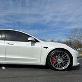 20" HRE FF28 Silver 20x9 20x10 Forged Concave Wheels Rims Fits Tesla Model 3