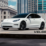 19" Velgen VF5 Gloss Black 19x9.5 19x10.5 Concave Wheels Rims Fits Tesla Model 3