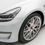 20" Vorsteiner V-FF 107 Silver Forged Concave Wheels Rims Fits Tesla Model Y