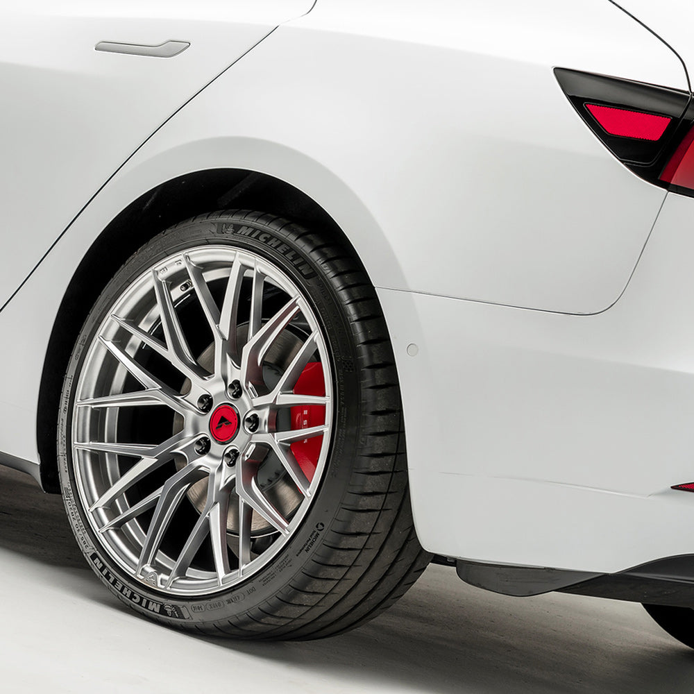 20" Vorsteiner V-FF 107 Silver Forged Concave Wheels Rims Fits Tesla Model Y