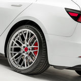 20" Vorsteiner V-FF 107 Silver Forged Concave Wheels Rims Fits Tesla Model Y