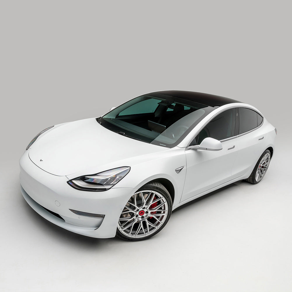 20" Vorsteiner V-FF 107 Silver Forged Concave Wheels Rims Fits Tesla Model Y