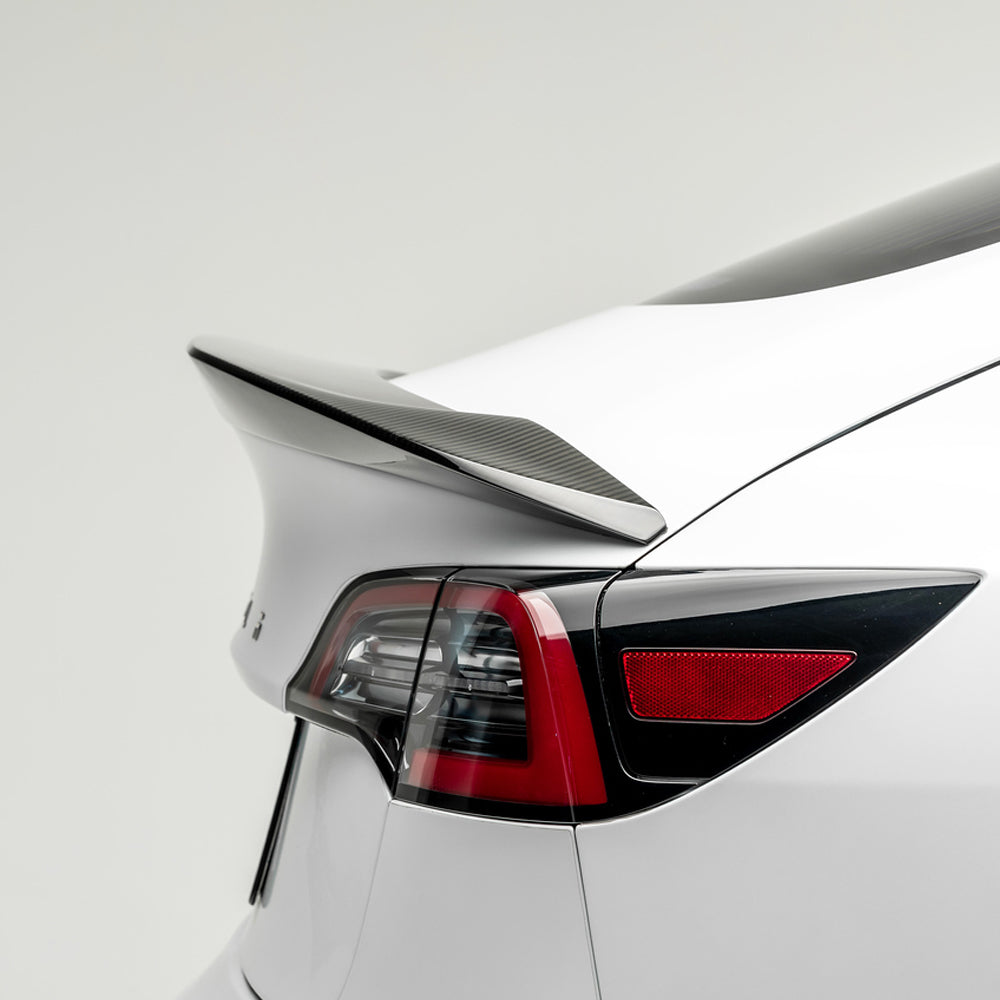 Vorsteiner Aero Volta Decklid Spoiler Carbon Fiber 2x2 Glossy Fits Tesla Model 3