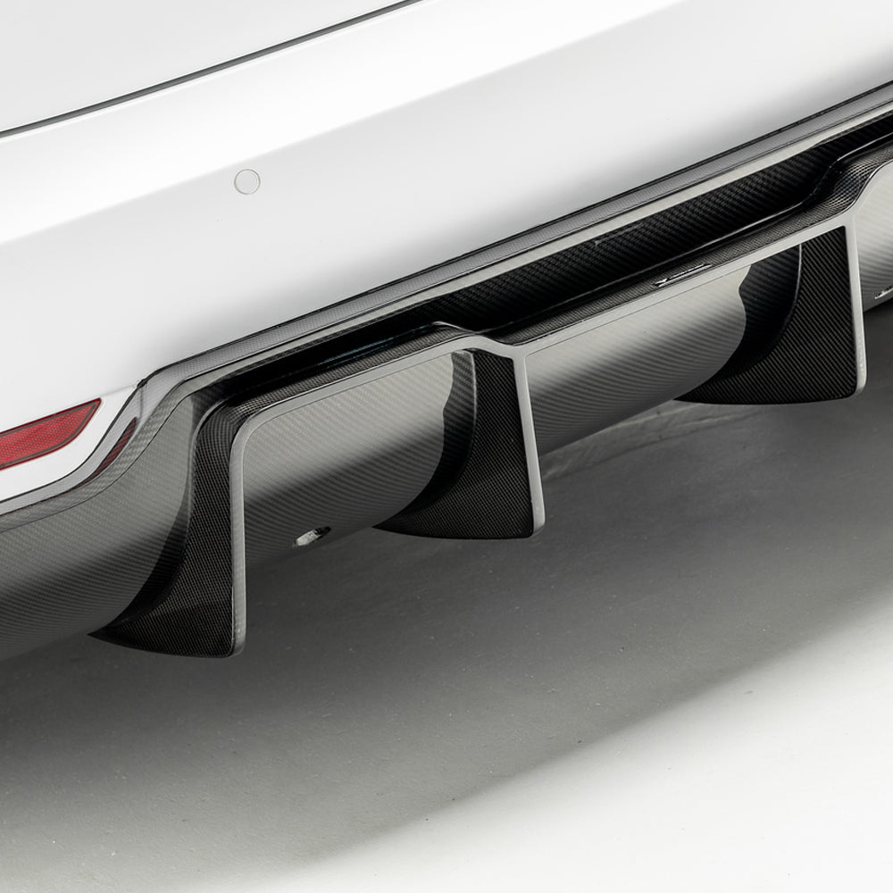 Vorsteiner Aero Volta Rear Diffuser TrackEdition Carbon Fiber Fits Tesla Model 3