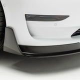Vorsteiner Aero Volta Front Spoiler Carbon Fiber 2x2 Glossy Fits Tesla Model 3
