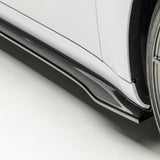 Vorsteiner Aero Volta Side Skirts Carbon Fiber 2x2 Glossy Fits Tesla Model 3