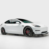 Vorsteiner Aero Volta Front Spoiler Carbon Fiber 2x2 Glossy Fits Tesla Model 3