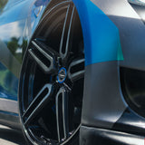 19" Vossen HF1 Black 19x8.5 19x8.5 1093 Concave Wheels Rims Fits Audi B7 A4 Quat