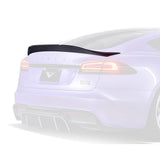 Vorsteiner Aero VRS Decklid Spoiler Carbon Fiber 2x2 Glossy Fits Tesla S Plaid
