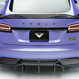 Vorsteiner Aero VRS Decklid Spoiler Carbon Fiber 2x2 Glossy Fits Tesla S Plaid
