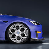 Vorsteiner Aero VRS Add On Bumper Flares Carbon Fiber Glossy Fits Tesla S Plaid