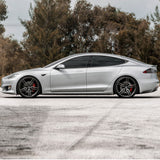 19" Vossen HF1 Grey 19x8.5 19x9.5 1411 Concave Wheels Rims Fits Tesla Model 3