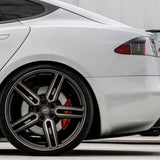 19" Vossen HF1 Grey 19x8.5 19x9.5 1411 Concave Wheels Rims Fits Tesla Model 3